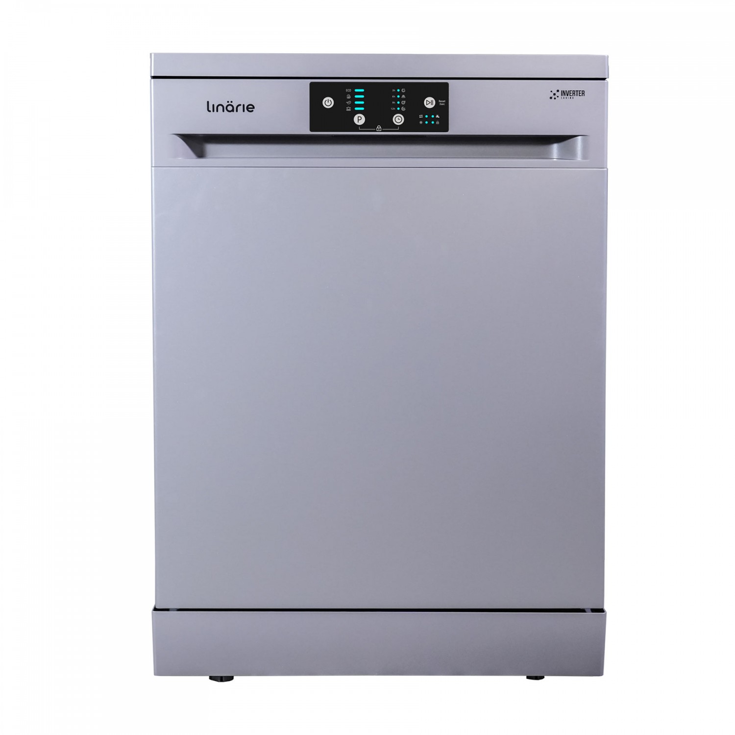 Lave-Vaisselle Linarie Limas LFDW1446DFSS 14 couverts 46dB Silver Pose libre