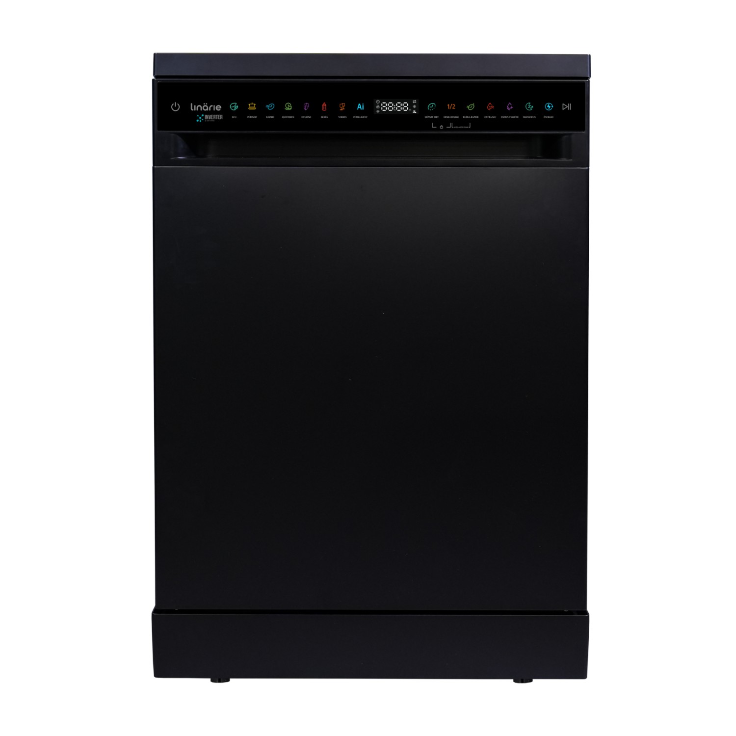 Lave-Vaisselle Linarie Blaye LFDW1641DFSB 16 couverts 3eme Panier à couverts 41 dB Noir Pose libre
