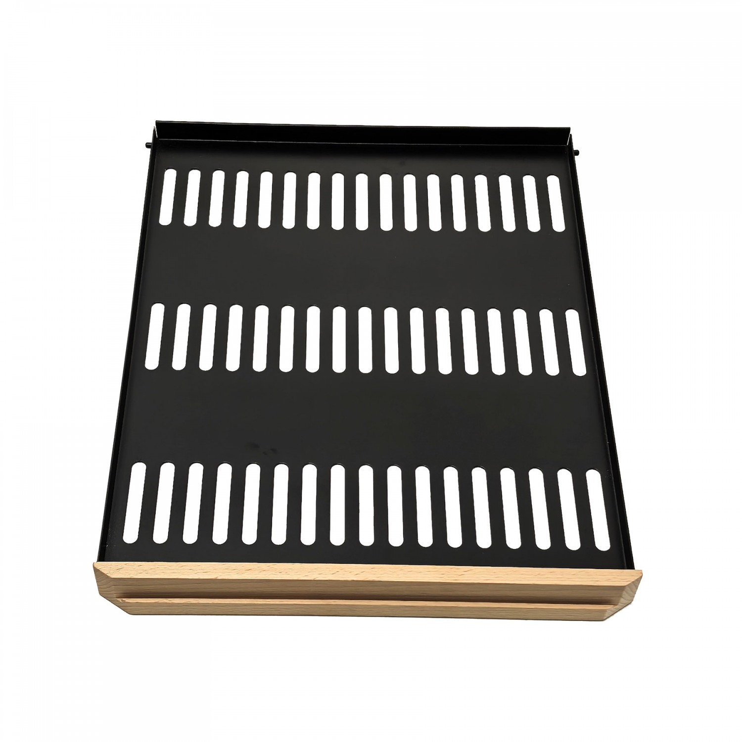 Étagère métallique plate fronton bois pour AGCS200VN2Z2D