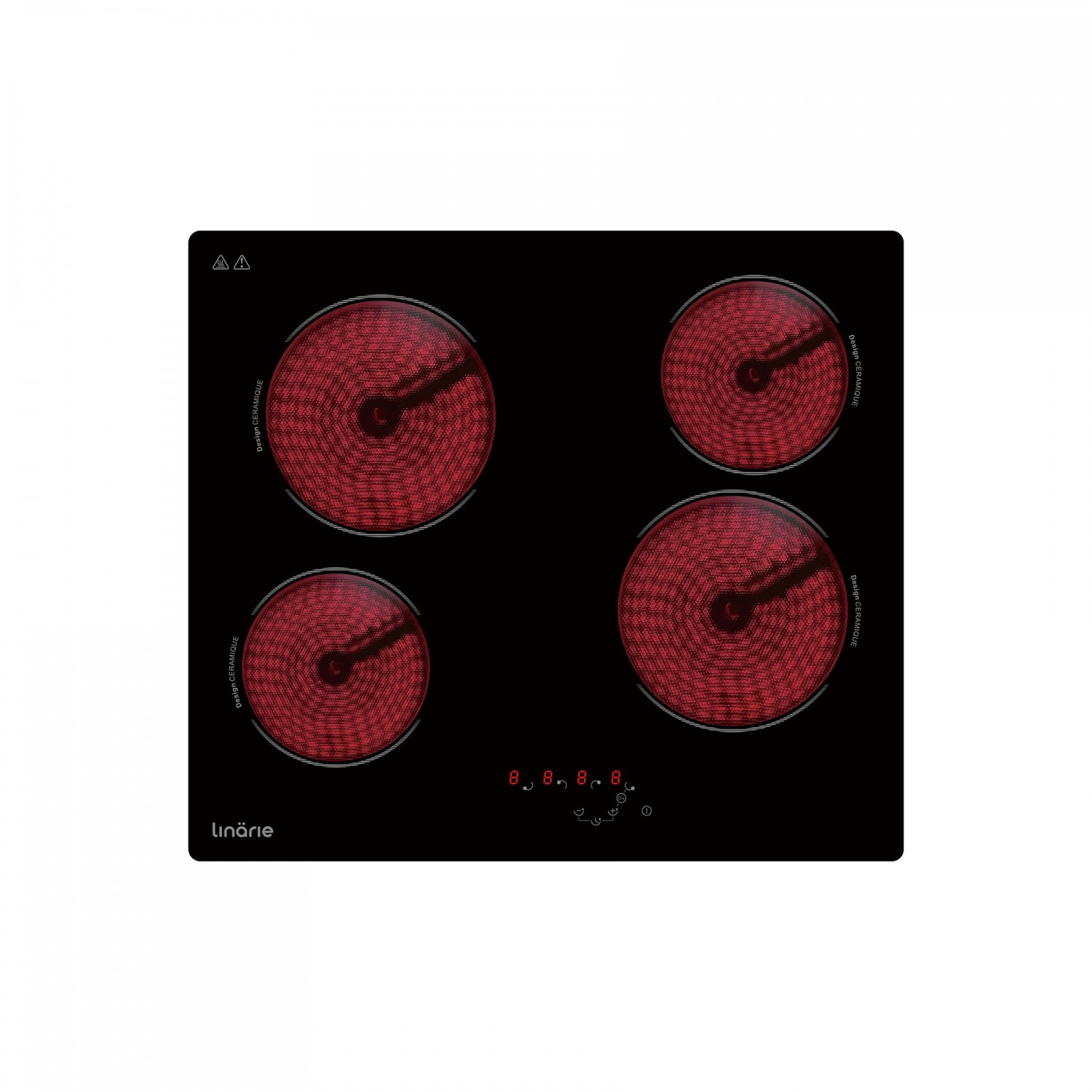 Plaque de cuisson vitrocéramique encastrable Bellac Linarie LIN60C4Z 4 zones